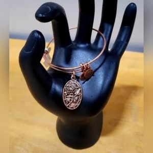 NWT ALEX and ANI MOM BRACELET, "Because I love you Mom" Peony, SAME DAY SHIPPING